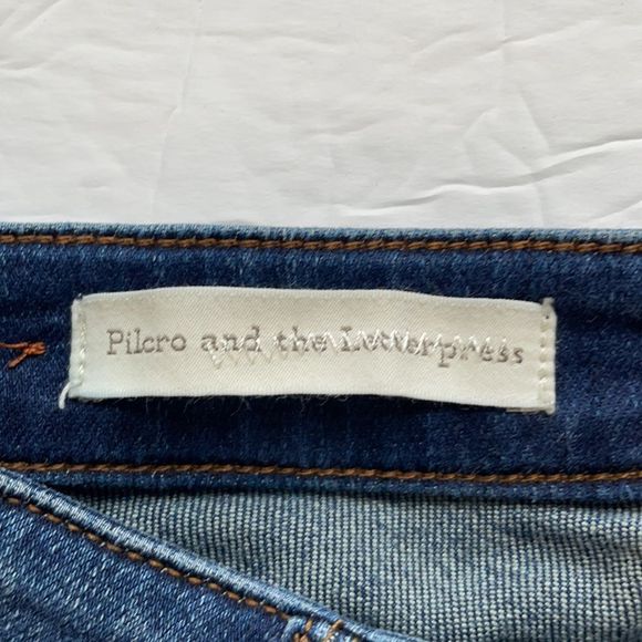 Pilcro and the Letterpress Dark Blue Skinny Jeans - Picture 3 of 16